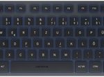 Cherry Tastatur kabellos KW7100 MINI BT  schieferblau
