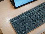 Cherry Tastatur kabellos KW7100 MINI BT  schieferblau
