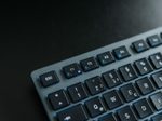 Cherry Tastatur kabellos KW7100 MINI BT  schieferblau