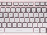 Cherry Tastatur kabellos KW7100 MINI BT  kirschblüte