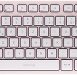 Cherry Tastatur kabellos KW7100 MINI BT  kirschblüte