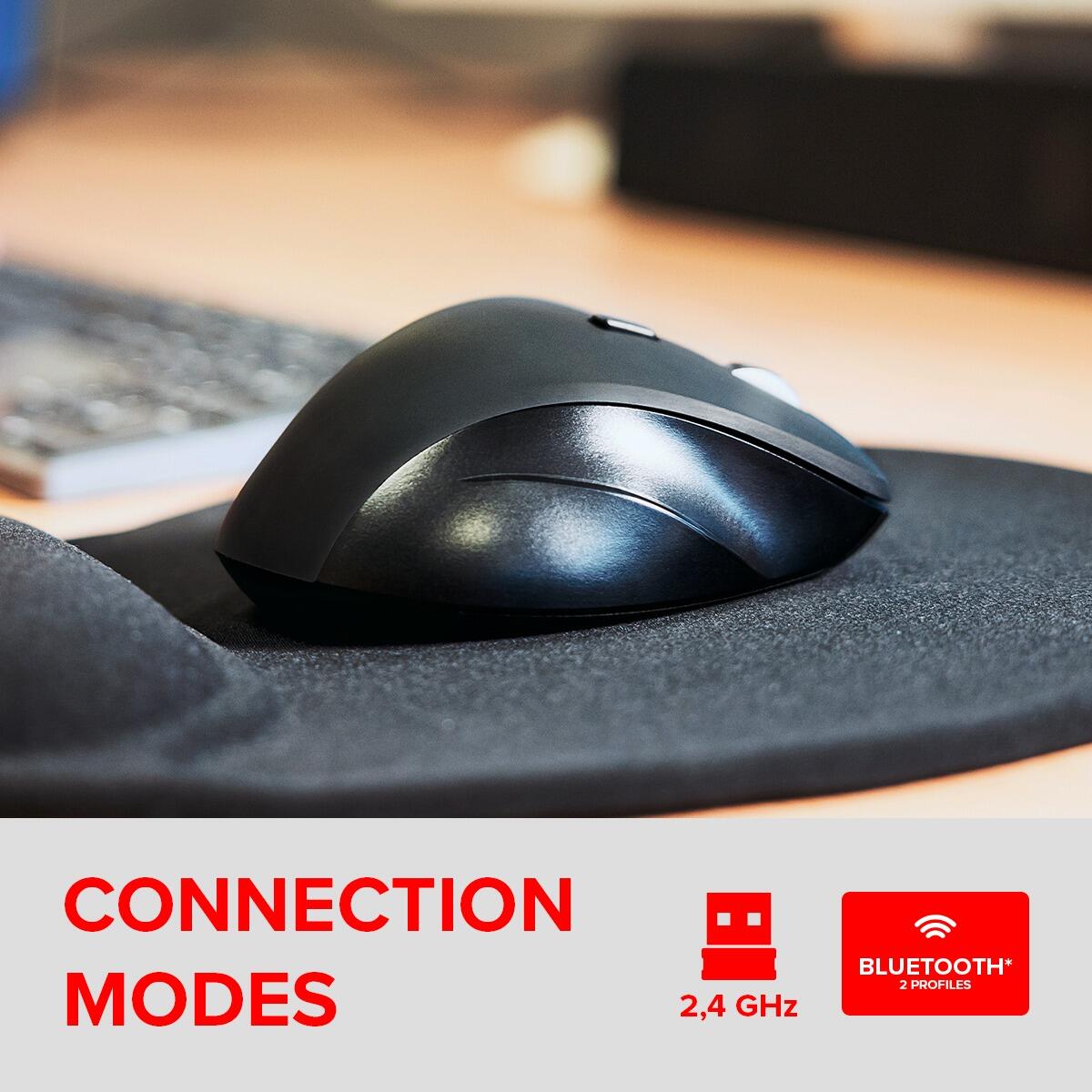 Speedlink LIBERA Rechargeable Wireless Maus, Bluetooth, Silent, schwarz