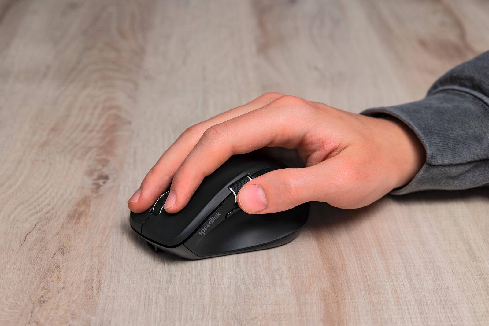 Speedlink LIBERA Rechargeable Wireless Maus, Bluetooth, Silent, schwarz