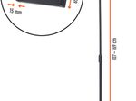 DURABLE Tablet-Halterung Twist Floor schwarz