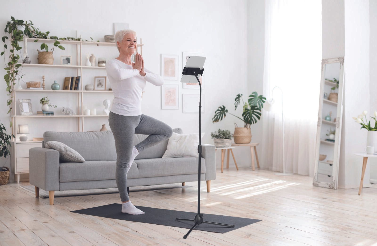 DURABLE Tablet-Halterung Twist Floor schwarz