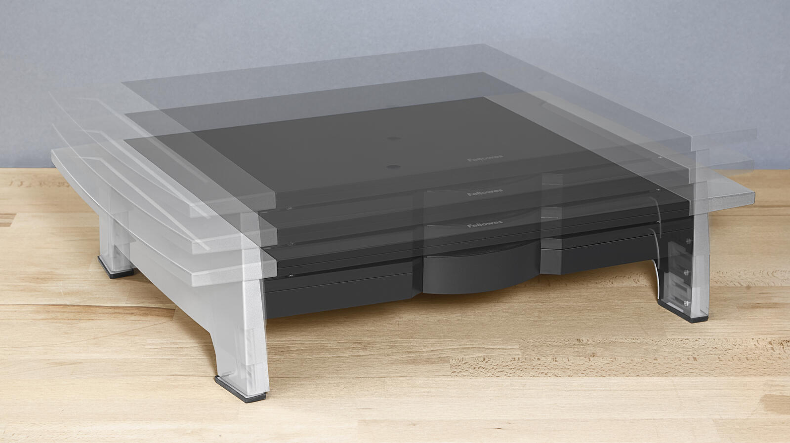Fellowes Monitorständer schwarz, silber
