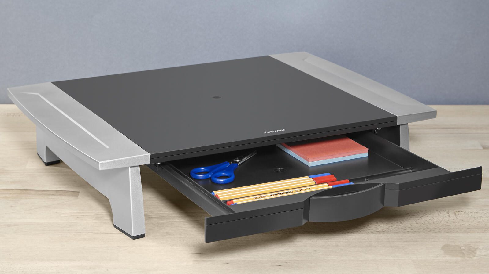 Fellowes Monitorständer schwarz, silber
