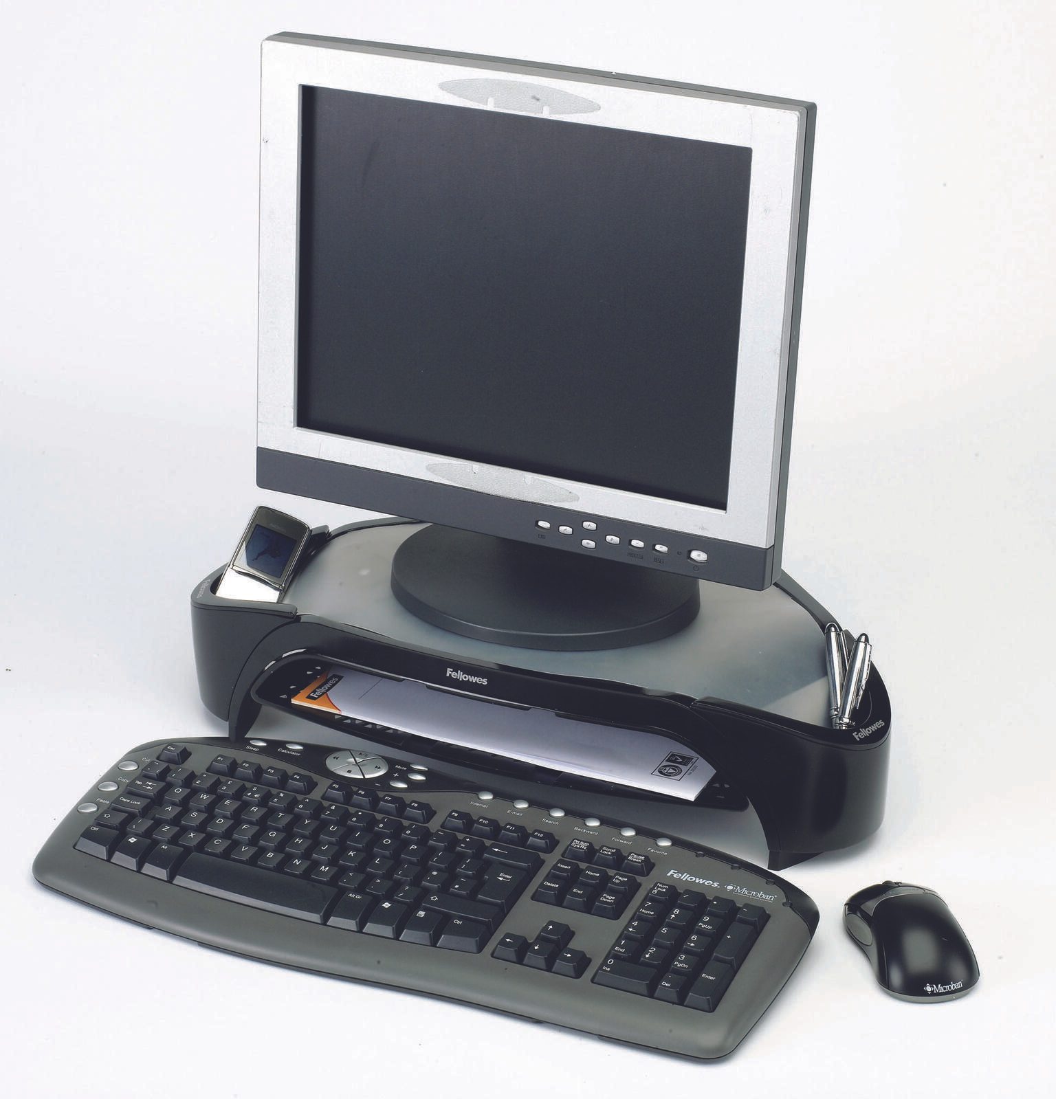 Fellowes Monitorständer Smart Suites Plus schwarz