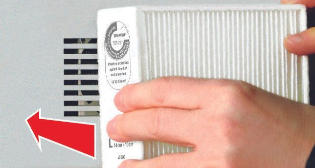 tesa Feinstaubfilter Clean AirGröße S