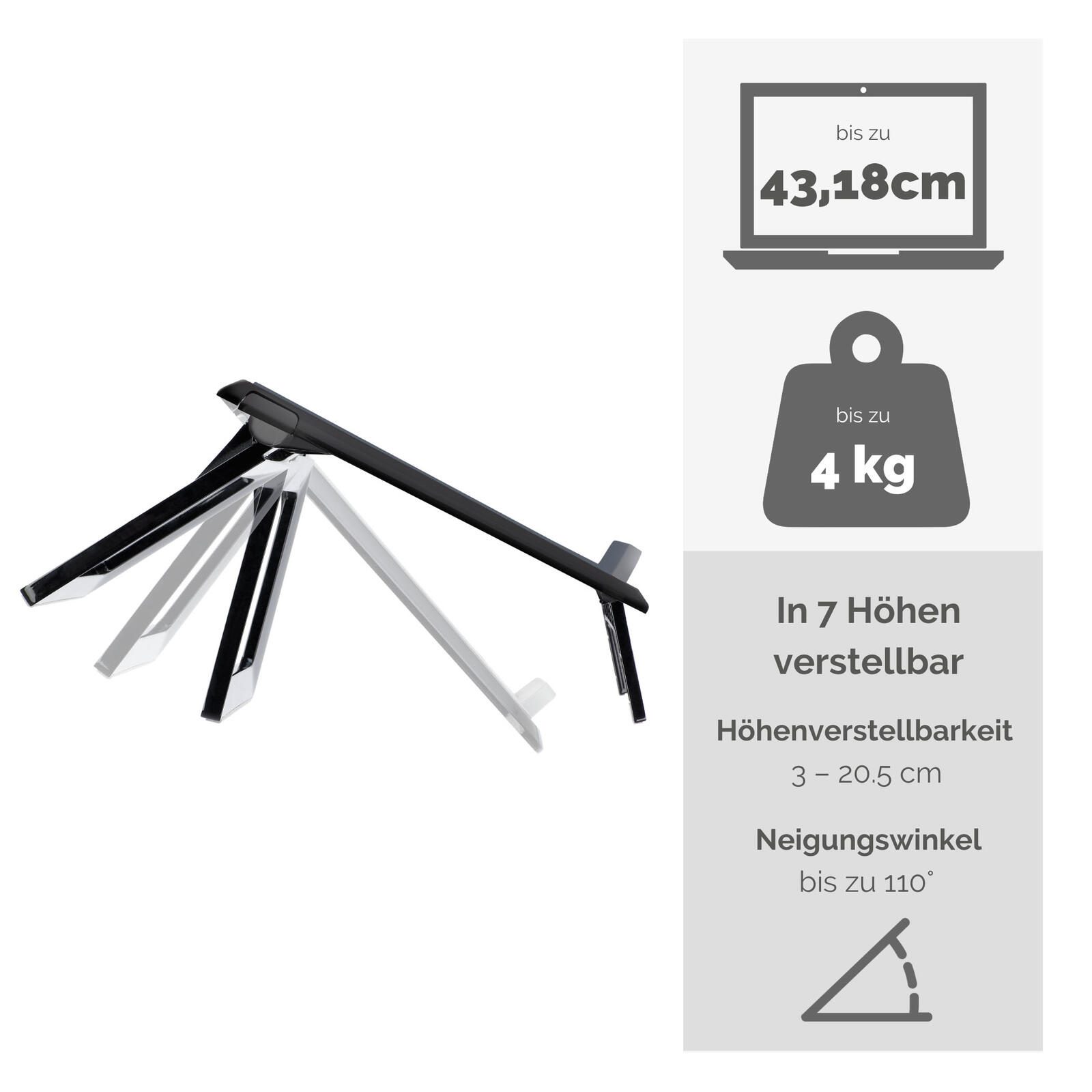 Fellowes Notebook-Ständer schwarz