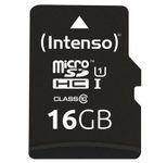 Intenso Speicherkarte microSDXC-Card PREMIUM 16GB