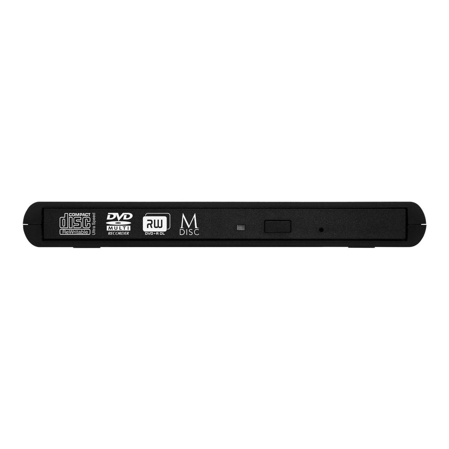Verbatim Slimline externer DVD-Brenner schwarz