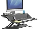 Fellowes Monitorständer Lotus Sitz-Steh Workstation schwarz