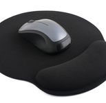 pavo Mousepad mit Handgelenkauflage schwarz