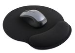 pavo Mousepad mit Handgelenkauflage schwarz
