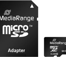 MediaRange Speicherkarte microSDXC 64GB