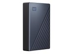 WD My Passport Ultra mobile Festplatte 4 TB  blau