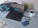 WD My Passport Ultra mobile Festplatte 2 TB  blau