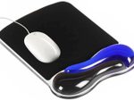 Kensington Mousepad mit Handgelenkauflage schwarz, blau