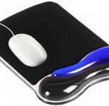 Kensington Mousepad mit Handgelenkauflage schwarz, blau
