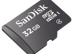 SanDisk microSDHC Speicherkarte 32GB + SD Adapter