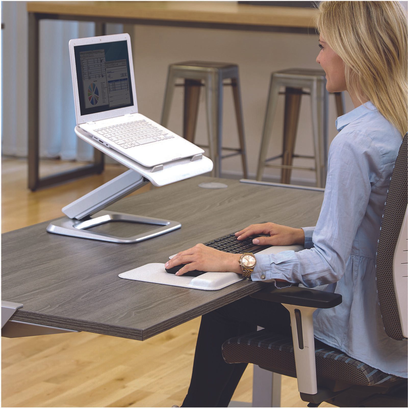 Fellowes Notebook-Ständer hana weiß
