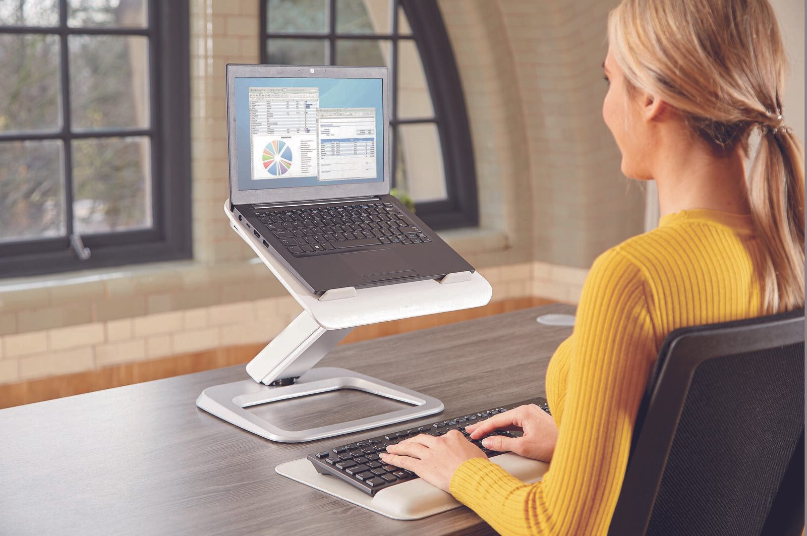Fellowes Notebook-Ständer hana weiß
