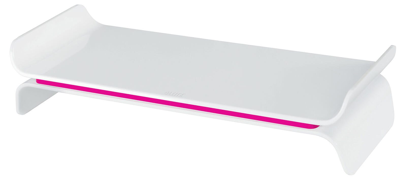 LEITZ Monitorständer Ergo WOW weiß, pink