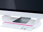 LEITZ Monitorständer Ergo WOW weiß, pink