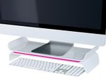 LEITZ Monitorständer Ergo WOW weiß, pink