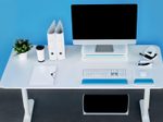 LEITZ Monitorständer Ergo WOW weiß, blau