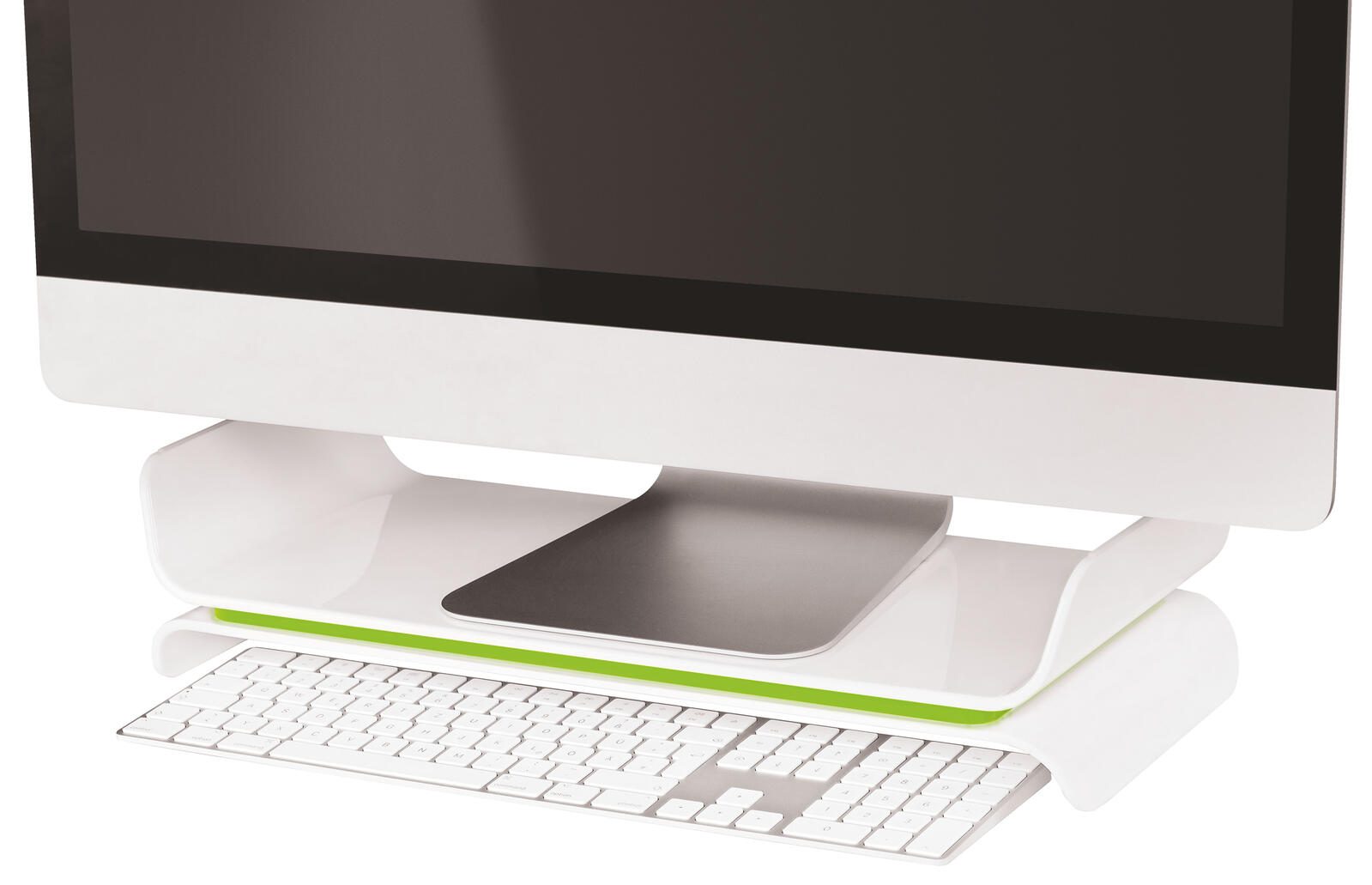 LEITZ Monitorständer Ergo WOW weiß, grün