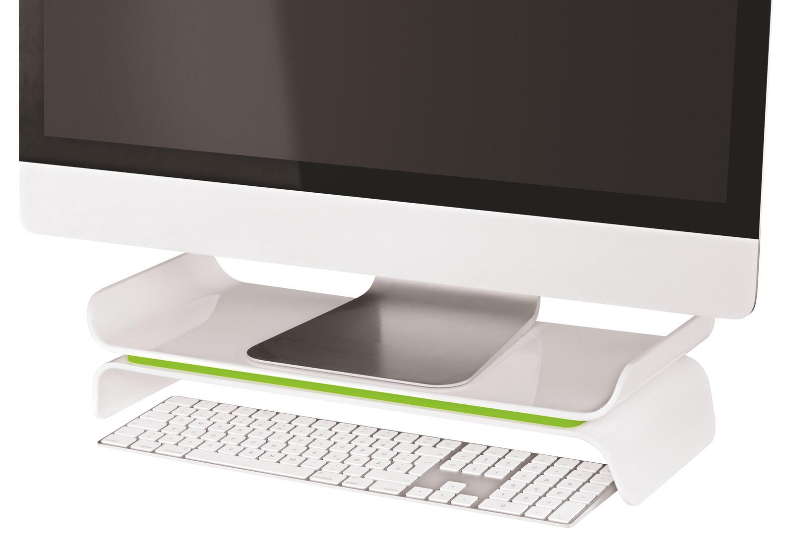 LEITZ Monitorständer Ergo WOW weiß, grün