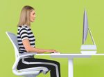 LEITZ Monitorständer Ergo WOW weiß, grün