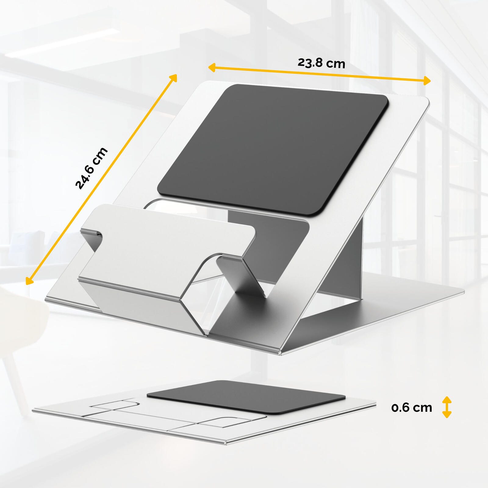 Fellowes Notebook-Ständer Hylyft silber