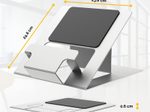 Fellowes Notebook-Ständer Hylyft silber