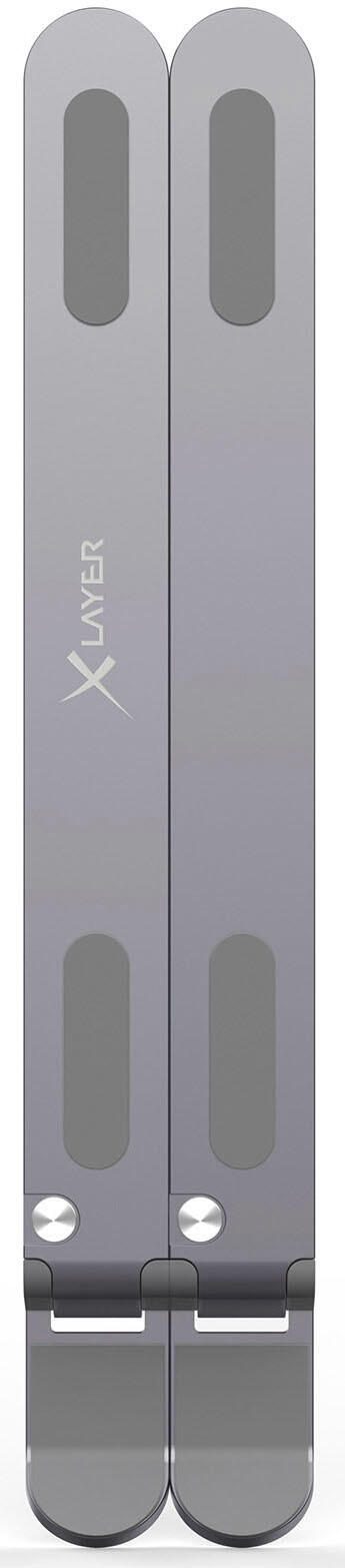 XLAYER Notebook-Ständer Foldable grau