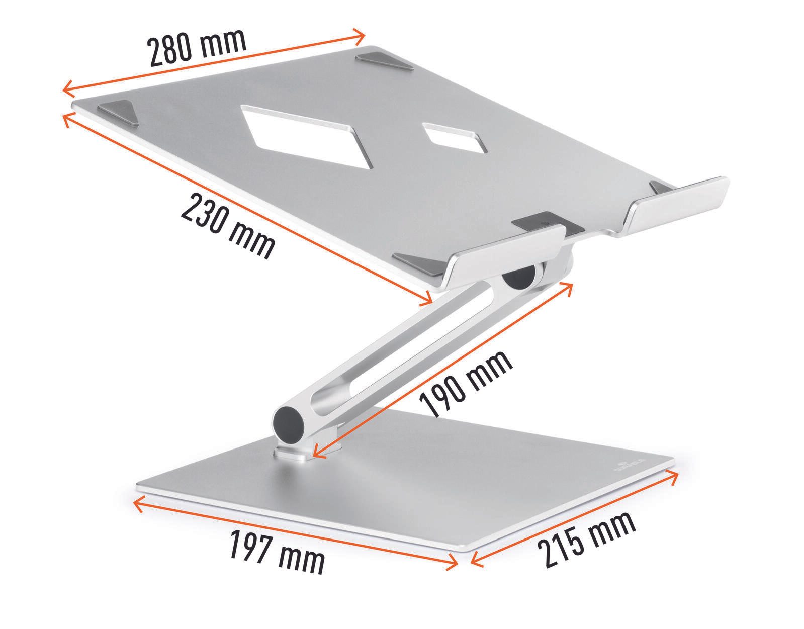 DURABLE Notebook-Ständer RISE silber