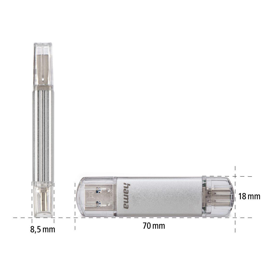 hama USB-Stick C-Laeta 128GB