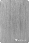 Verbatim externe HDD-Festplatte 1TB grau