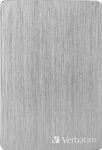 Verbatim externe HDD-Festplatte 1TB silber