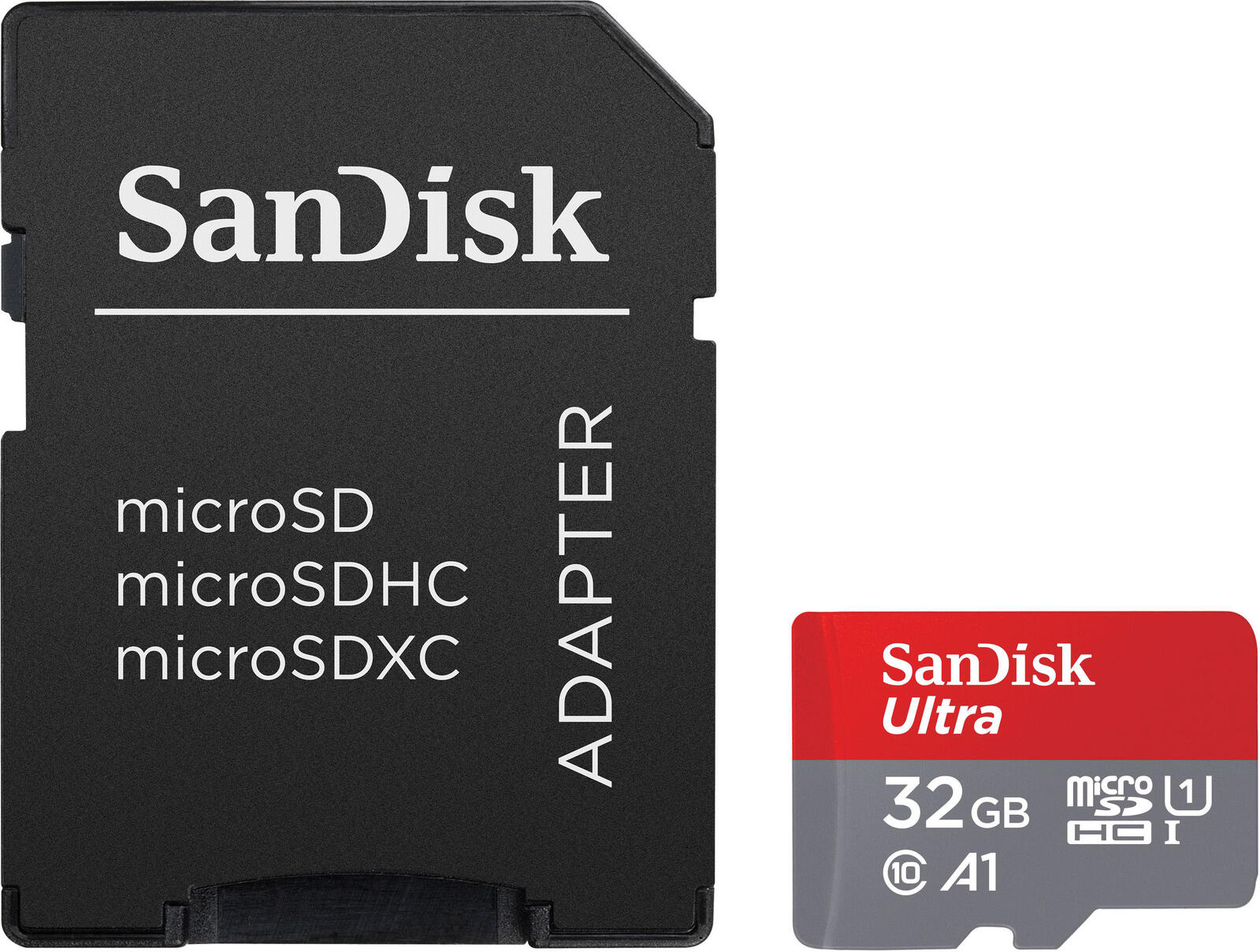 SanDisk Ultra microSDHC Speicherkarten 32GB - 2 Pack + SD Adapter
