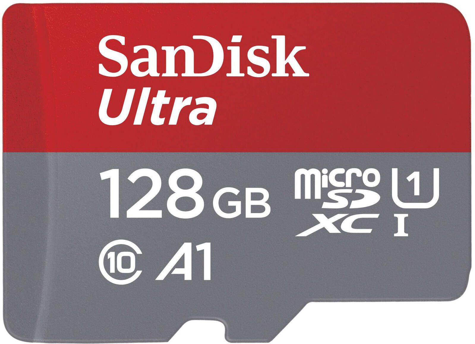 SanDisk Ultra microSDXC Speicherkarten 128GB - 2 Pack + SD Adapter