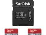 SanDisk Ultra microSDXC Speicherkarten 64GB - 2 Pack + SD Adapter