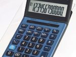 OLYMPIA Tischrechner LCD-4112 stahlblau/schwarz