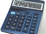 OLYMPIA Tischrechner LCD-5112 stahlblau/schwarz