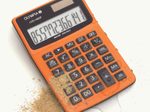 OLYMPIA Tischrechner LCD-1000P orange