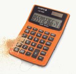 OLYMPIA Tischrechner LCD-1000P orange