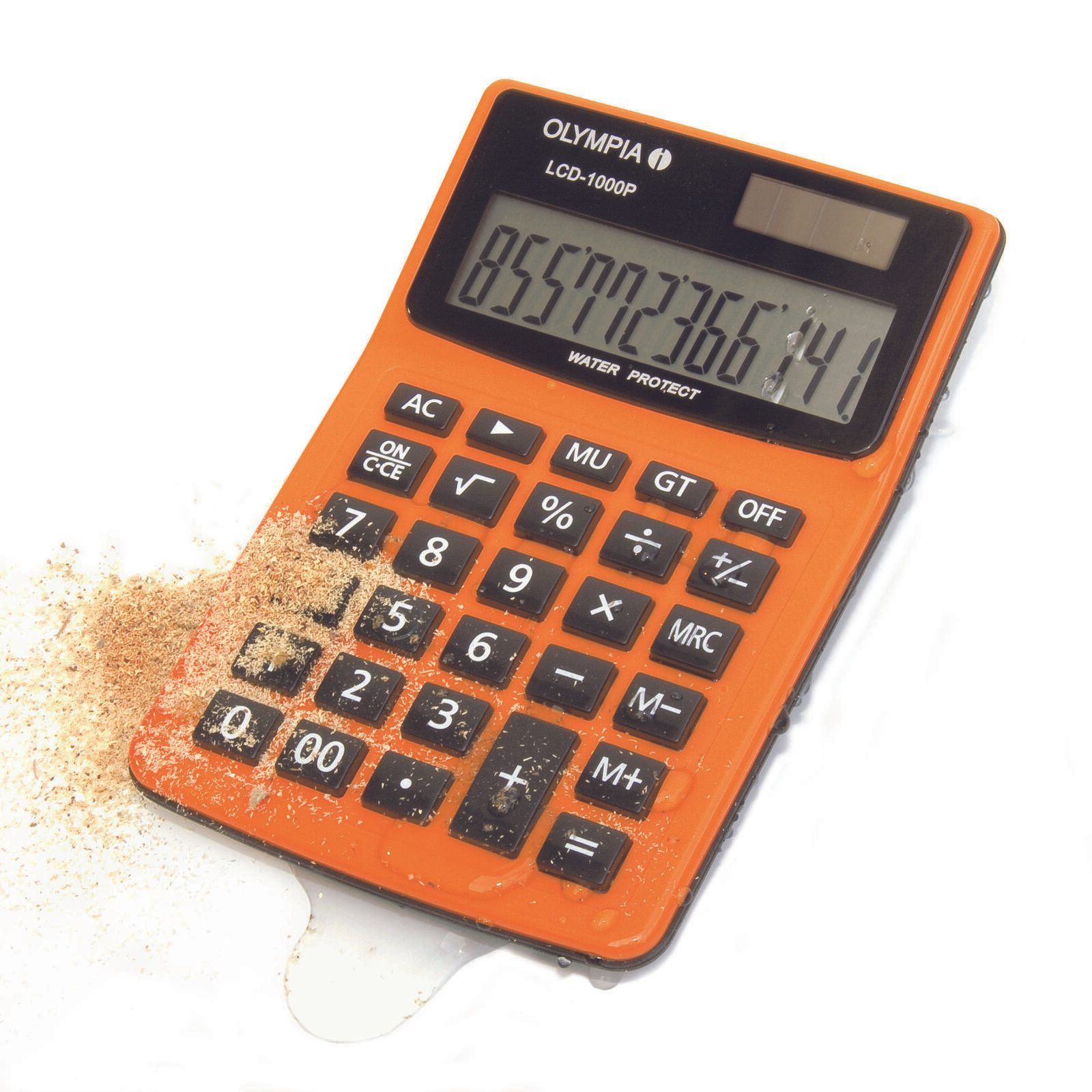 OLYMPIA Tischrechner LCD-1000P orange