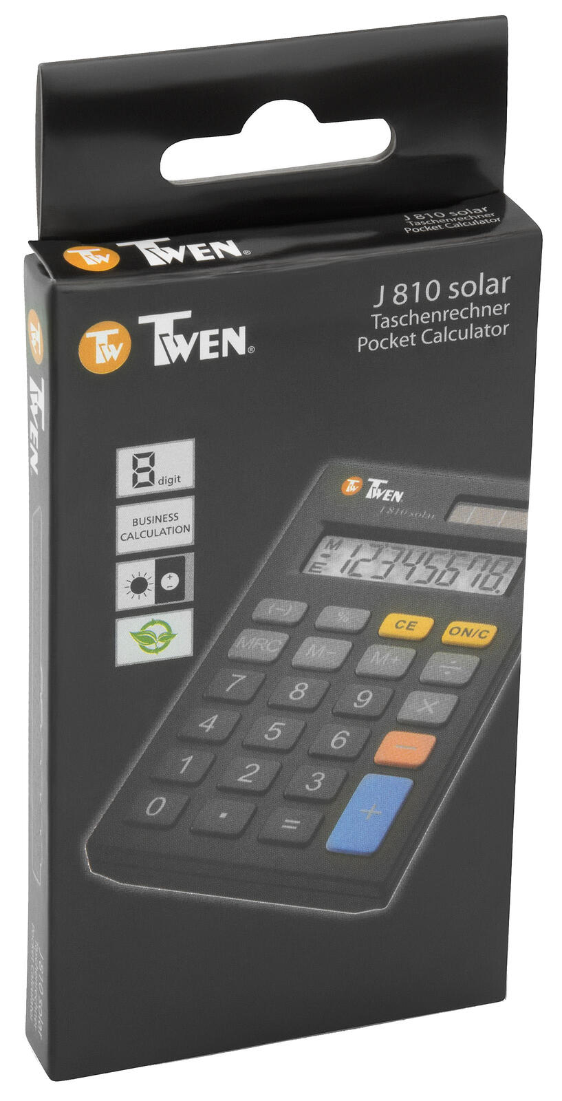TWEN Taschenrechner J-810 schwarz